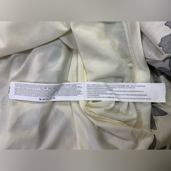 Moon River Women's Floral Print Side Tie Cut-out Tiered Shirred Midi Dress Small - Picture 5 of 9